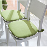 小清新绿色纯色坐垫椅垫餐椅垫冬季加厚椅子坐垫纯色凳子软垫学生