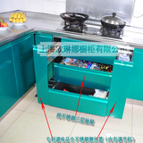 不锈钢橱柜上海整体橱柜定做厨房厨柜不锈钢台面水槽一体成型定制
