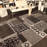 简约现代中国风地毯 卧室床前客厅沙发茶几地毯 混纺地毯加厚加密