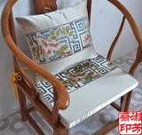 仿古中式家具实木椅子红木沙发坐垫加厚海绵餐椅垫软硬棕垫定做