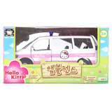 韩国正品代购 Hello Kitty汽车模型仿真警车车饰摆件玩具