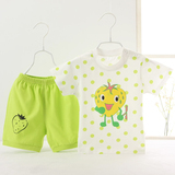 婴儿衣服夏季短袖套装t恤男女儿童宝宝夏装纯棉短裤子薄款0-1-3岁