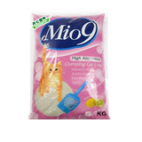 Mio9柠檬香宠物猫砂5kg 膨润土猫砂 低尘结团猫沙 江浙沪皖包邮
