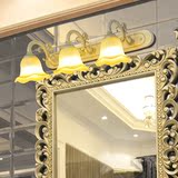 欧柏图 欧式LED镜前灯 卫生间浴室美式镜柜灯梳妆台化妆灯饰具J74