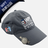 【星扑克】独家2014WPT德州扑克限量版棒球帽(灰色、磁铁压牌器)