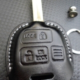 钥匙套老款RAV4普拉多雷克萨斯lx遥控钥匙包丰田霸道直板2键汽车