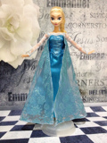 正版迪士尼公主裙冰雪奇缘艾莎爱莎Elsa娃娃衣服正版爱莎裙限量版