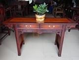老挝大红酸枝红木条案 精工 加厚独板 实木条案 供桌 琴台