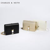 CHARLES&KEITH小方包 CK2-80680402 单肩包方片镜插扣小包