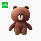 韩国正品代购line friends 110CM布朗熊公仔 毛绒玩具 超大1.1米