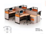 简约深圳办公家具私4人屏风组合办公桌椅隔断工作位卡位职员脑桌