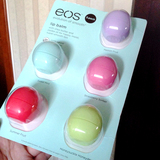 美国正品EOS LipBalmSmooth 天然有机球形润唇膏 5支装 孕妇儿童