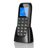 TCL GF100 无绳插卡电话机 无线家用老人座机大按键 办公固定电话