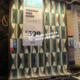 10温馨宜家 IKEA 维德鲁 短绒地毯 客厅卧室地毯 装饰地毯 门垫