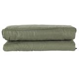 尚派 办公室午休单人折叠床专用床垫短绒仿鹿皮保暖床垫 床垫--绿