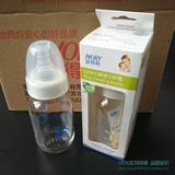 批发婴儿爱得利标准口径玻璃奶瓶新生儿耐热120ml宝宝直身小奶瓶
