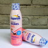 美国 Coppertone/水宝宝 婴儿防晒喷雾 防晒霜 SPF50