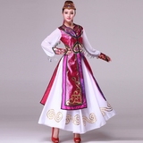 阿幸蒙古族服装少数民族女装蒙古舞蹈演出服舞台表演开场舞大摆裙