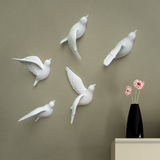 欧式树脂立体小鸟壁饰创意墙面装饰客厅电视背景墙壁挂 卧室墙贴