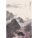 中国画-山水-xss005+蔡大雄-江南春色图-名家真迹复制-宣纸打印