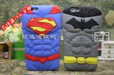 蝙蝠侠iphone6s plus煎饼侠手机壳4s大鹏同款3D立体超人5S硅胶套
