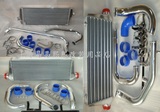 改装三菱蓝瑟EVO123/EVO456/789前置加大中冷器套件 中冷器管路