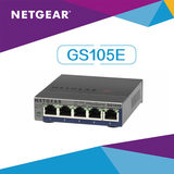 美国网件/NETGEAR GS105E 5端口千兆简单网管交换机/网络交换机