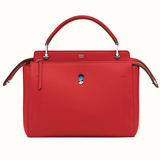 FENDI/芬迪女包法国正品代购2016新款红色真皮时尚单肩手提包