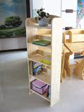 包邮实木书柜多层实木书架宜家纯松木书架置物架儿童储物架书桌