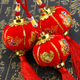 中国结挂件小灯笼挂饰亮片绣花节日装饰挂件新年礼物年会装饰品