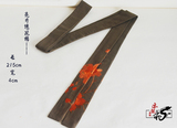 【亦龙汉服】亮片纯棉绣花两用 2米15长发带、腰带 汉服发带