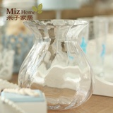 米子家居 现代简约透明水晶玻璃花瓶 桌面摆件 小王子玻璃花瓶