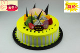鲜色水果蛋糕模型 仿真蛋糕样品 烘焙店展柜摆设蛋糕 包邮新款