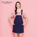 预售TeenieWeenie小熊2016夏季新品专柜正品女装背带裙TTOW66358I