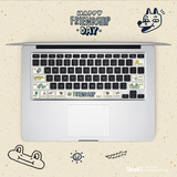 SkinAT 苹果电脑键盘膜 键盘贴纸MacBook Air键盘膜Mac Pro键盘膜