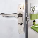 热卖把手厕所门锁 执手浴室卫生间门锁单舌锁具 不带钥匙 孔距125