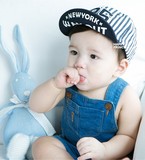 韩国代购正品童帽春夏新款遮阳帽婴儿帽子宝宝鸭舌帽棒球帽