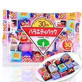 日本进口零食品 松尾多彩什锦巧克力180g超值加量30枚