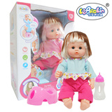 女孩玩具娃娃搪胶过家家娃娃3-4-5-6-7岁以上小孩子女童益智玩具