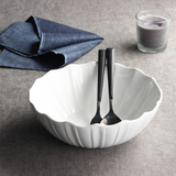 纯白色陶瓷餐具碗 创意家用米饭碗汤碗大碗拉面碗泡面水果沙拉碗