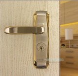 顶固 门锁 现代房门锁xc301397钢间金室内 卧室实木门锁简约现