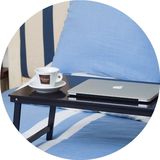 楠竹折叠笔记本电脑桌 床上用学习小方桌便携式懒人家用竹木小桌