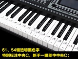 特价88键61键54键 透明钢琴键盘贴纸 电子琴琴贴五线谱简谱键位贴