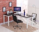 特价钢木转角桌拐角办公桌L型书桌家用写字台简约台式墙角电脑桌