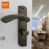 德国EKF伊可夫门锁 青古铜欧式室内门锁具房门锁 纯铜锁芯机械锁