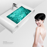 acmore简约现代洗脸盆组合柜创意个性浴室柜卫生间洗面盆洗手盆柜