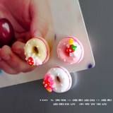 韩国仿真甜圈圈蛋糕冰箱贴 食物冰箱贴磁铁白板磁贴