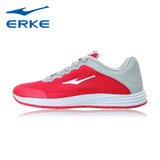 鸿星尔克正品牌女鞋学生网鞋夏季女士跑步鞋网面运动鞋透气枚红色