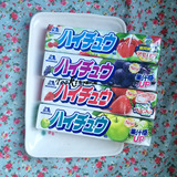 日本正品代购 森永Morinaga水果汁夹心软糖 葡萄/苹果/草莓/樱桃