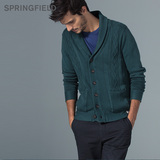 springfield 西班牙大牌成衣进口秋季新款休闲纯棉针织衫男装